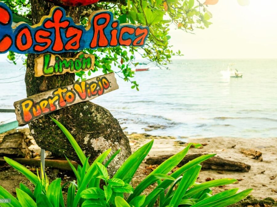 Puerto Viejo beach, Caribbean coast of Costa Rica