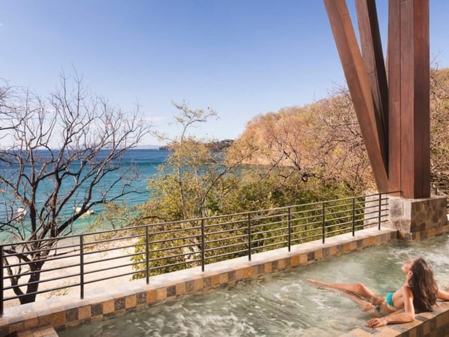 Resort pools in Guanacaste