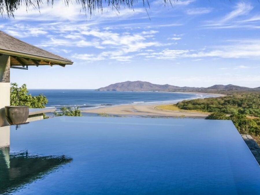 Luxury infinity pool villa overlooking the Guanacaste coast
